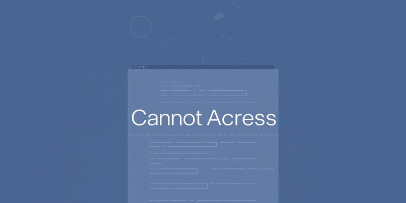 Cobet bị sập là nguyên do khiến bạn không truy cập được